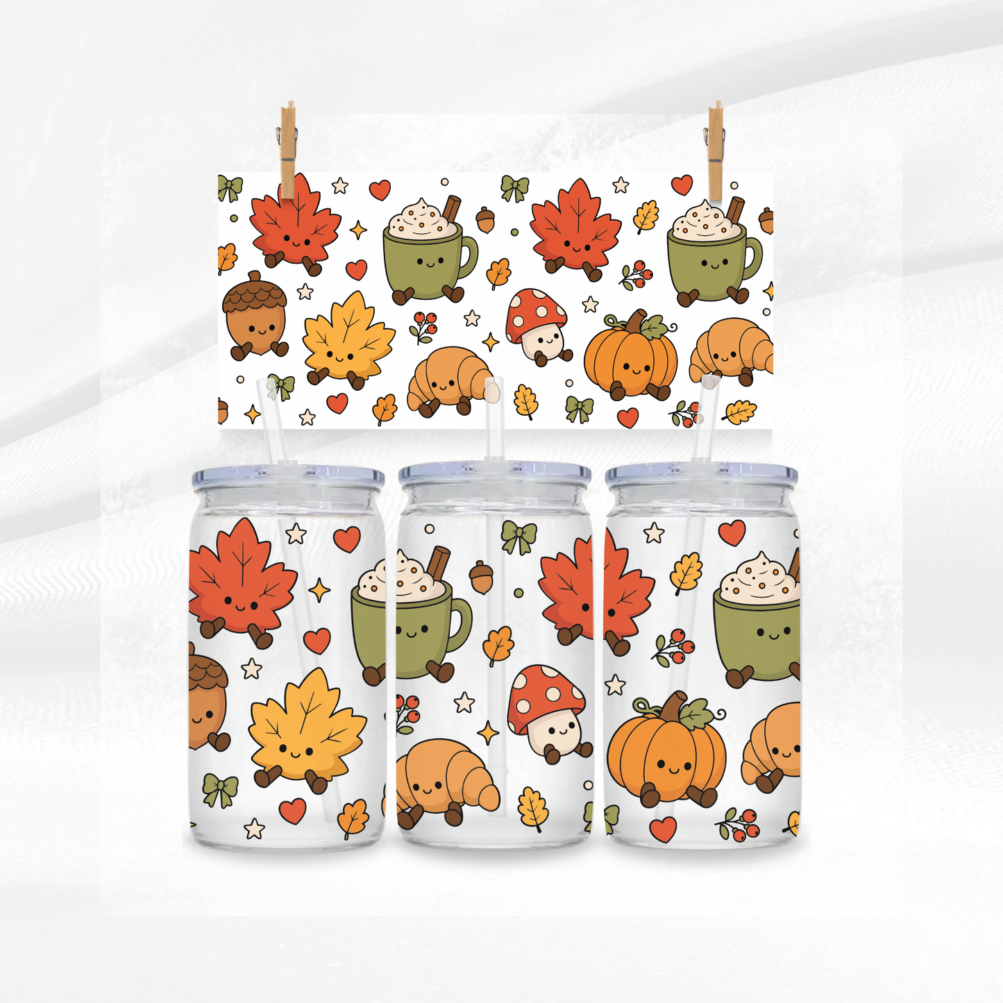 Autumn Drinks Libbey Glass Can