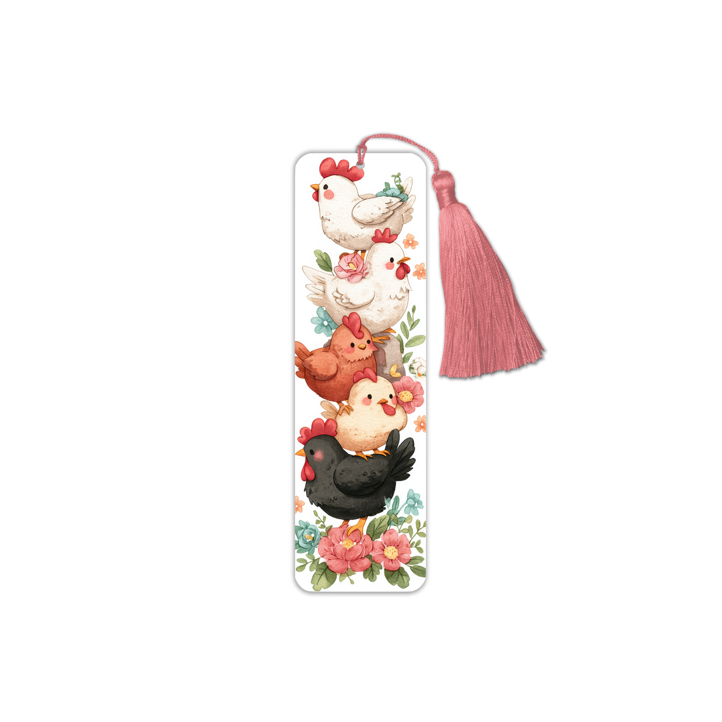Cute Chicken Stack 3 Bookmark