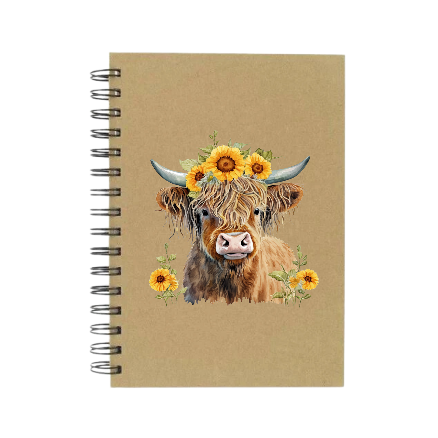 Highland Cow A5 Notebook