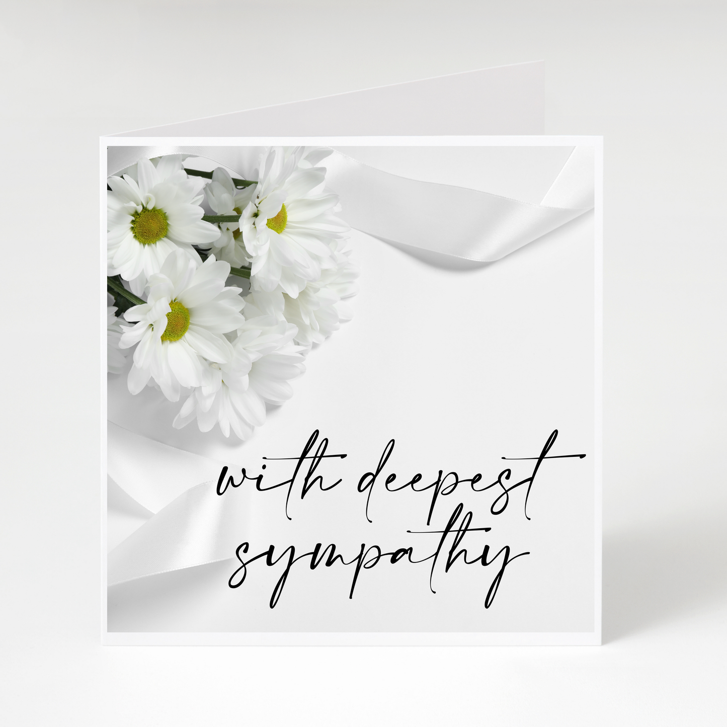 Deepest Sympathy Flowers Card