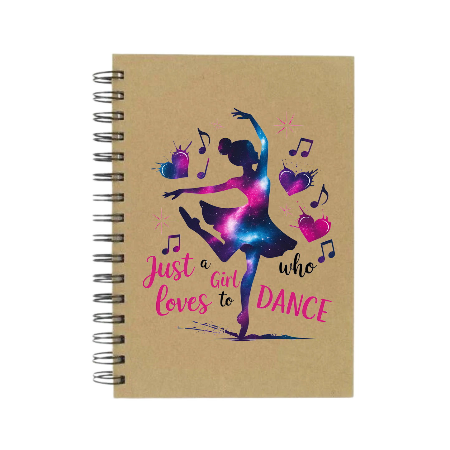 Just A Girl Who Loves to Dance A5 Notebook