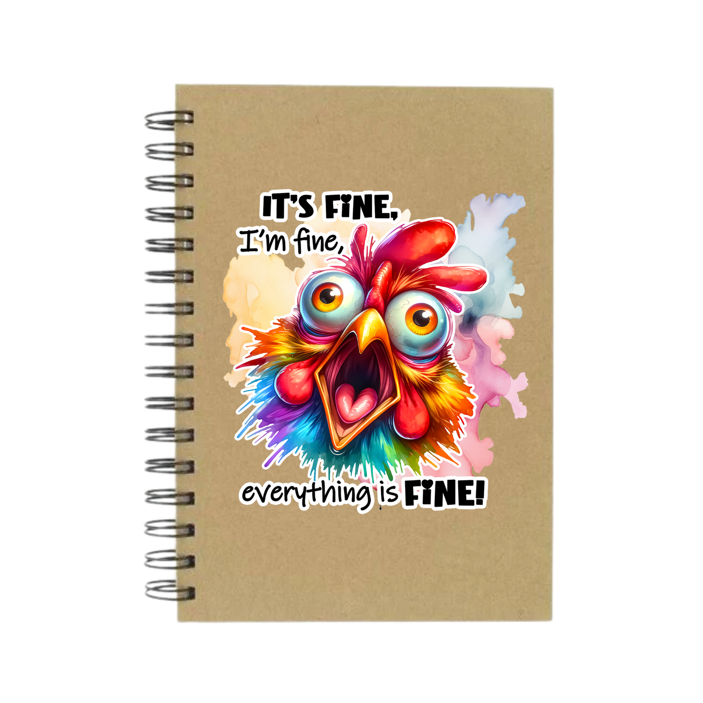 Everything is Fine A5 Notebook