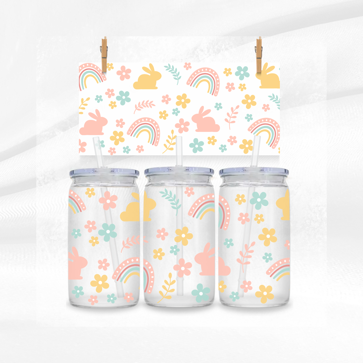 Spring Time Libbey Can