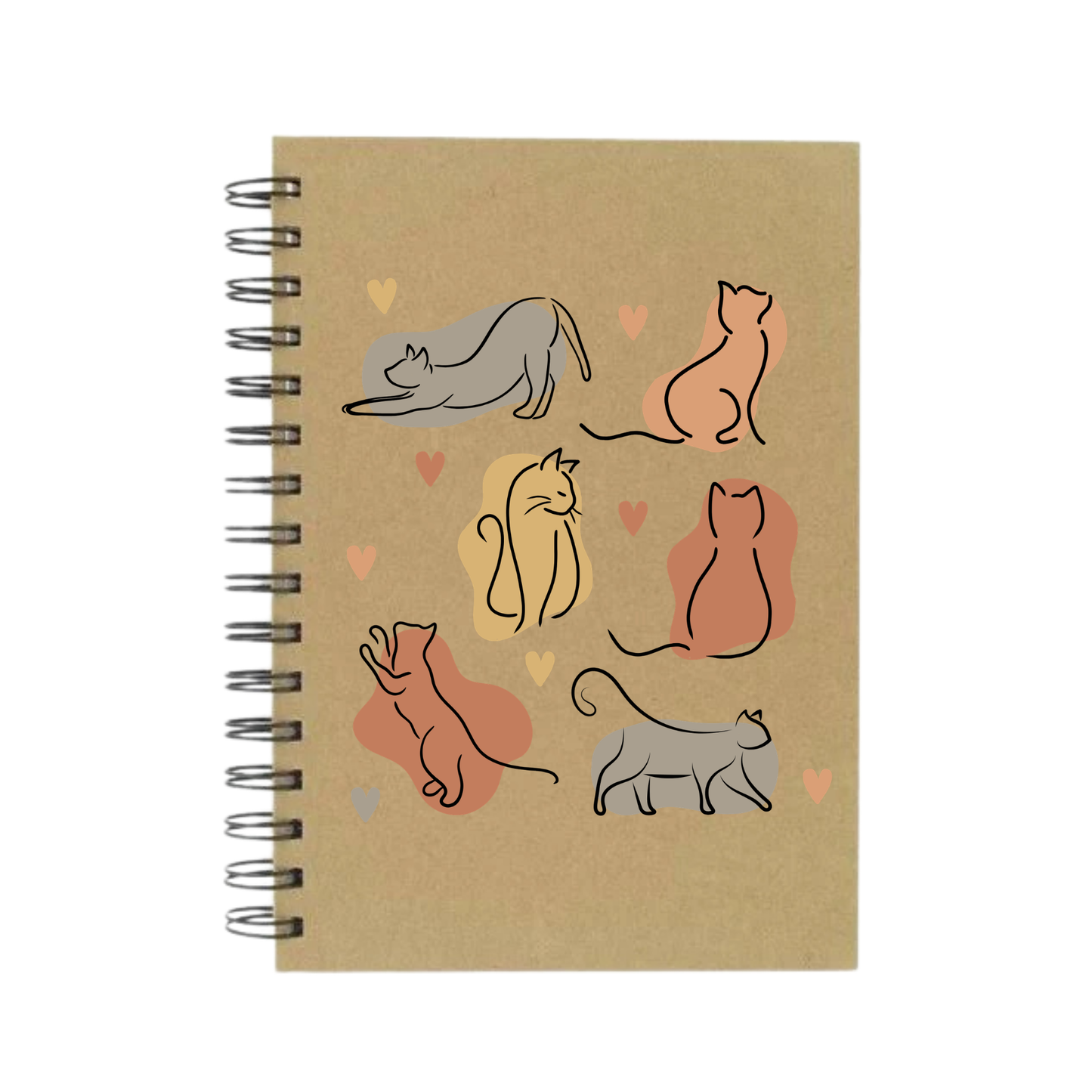 Minimalist Cat A5 Notebook