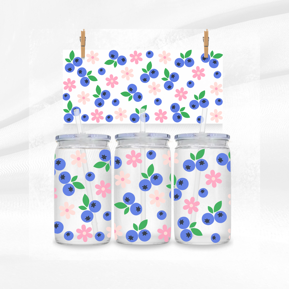 Blueberry Libbey Can