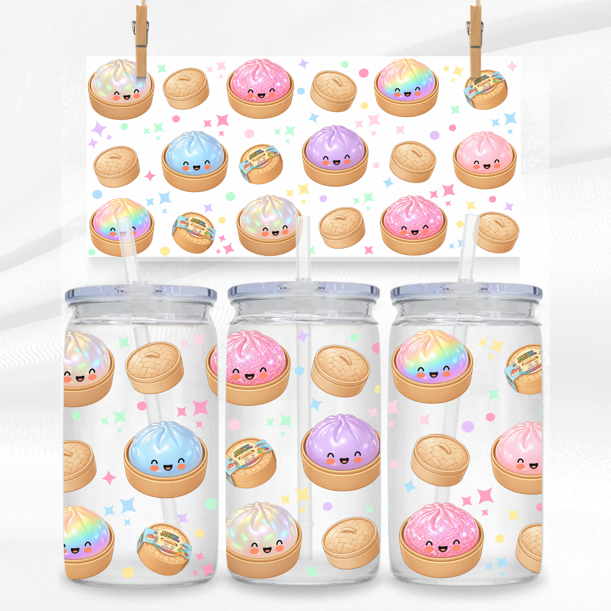 Cute Dumplings Libbey Can