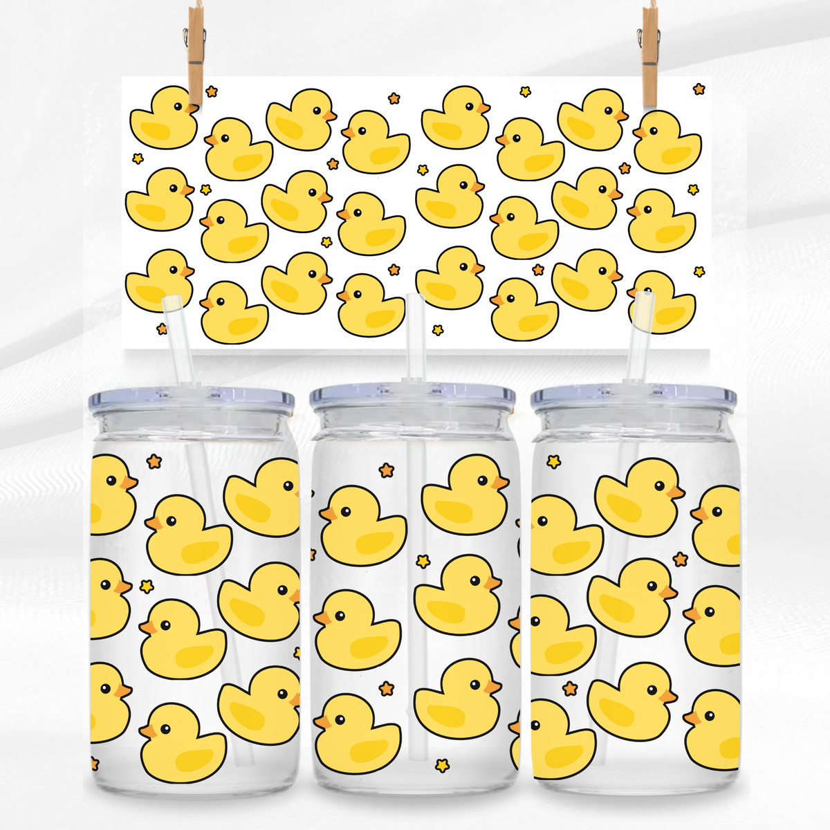 Rubber Duck Libbey Can