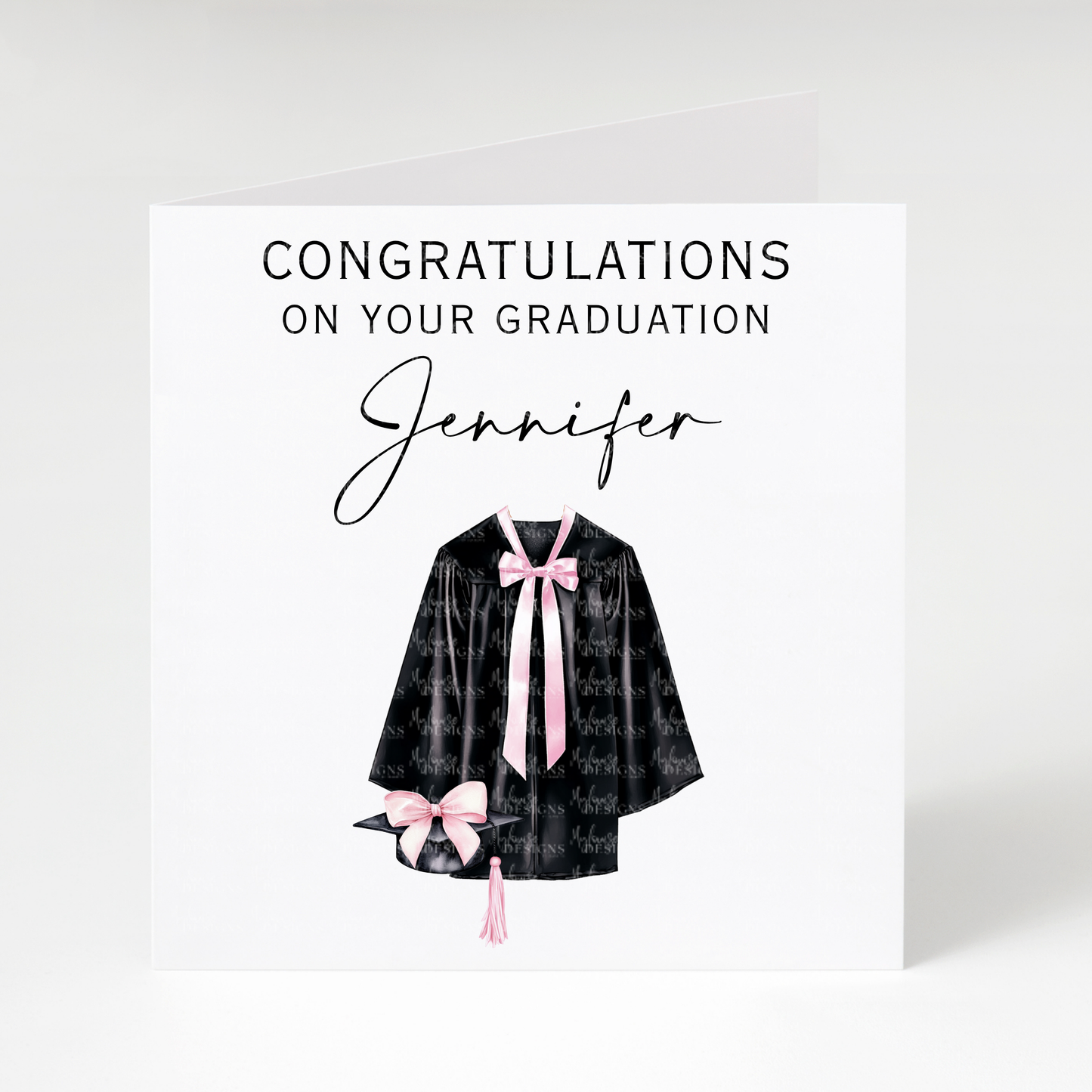 Personalised Graduation Congratulations Card