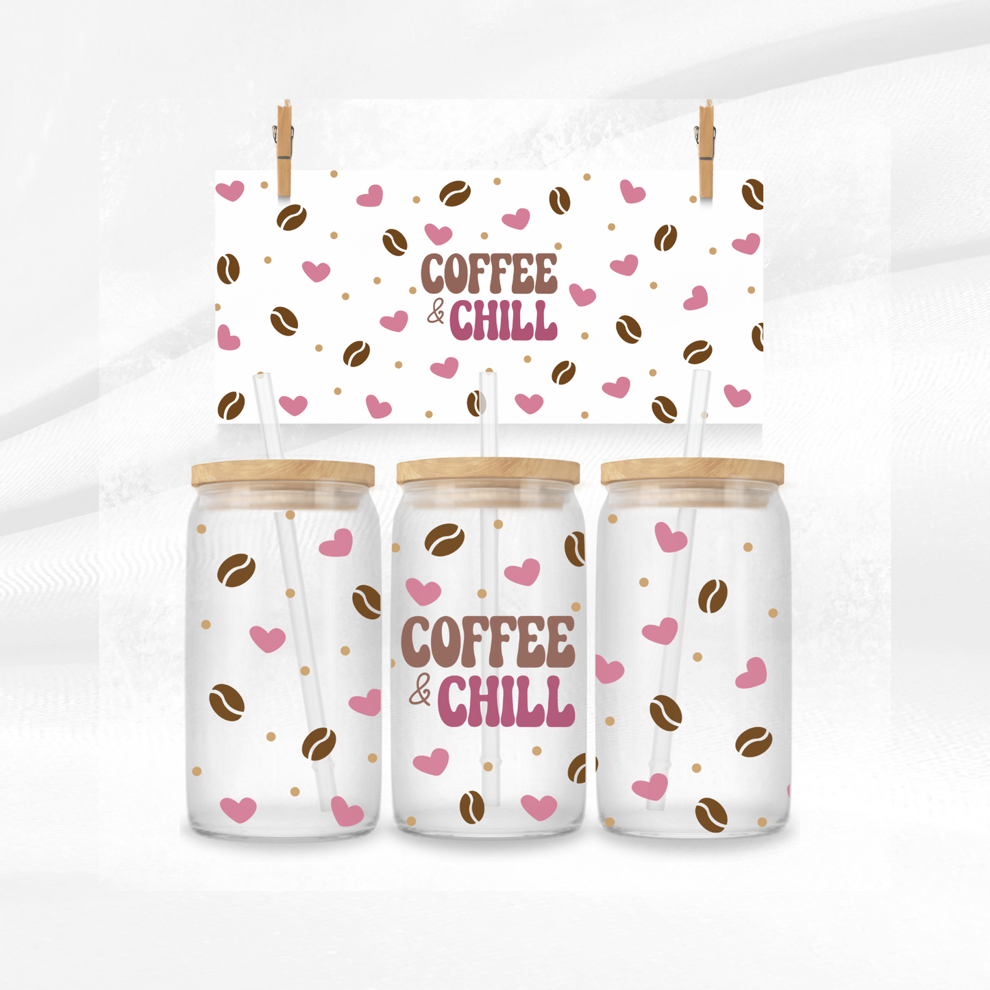 Coffee & Chill Libbey Glass Can