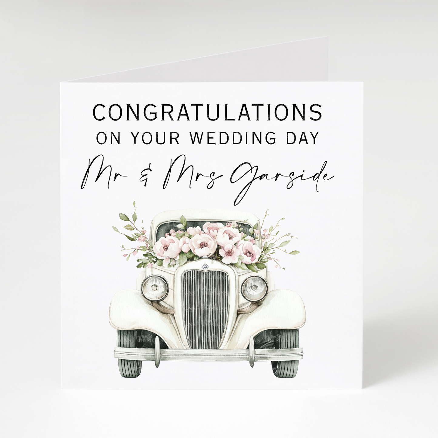 Personalised Congratulations on Your Wedding Day Card