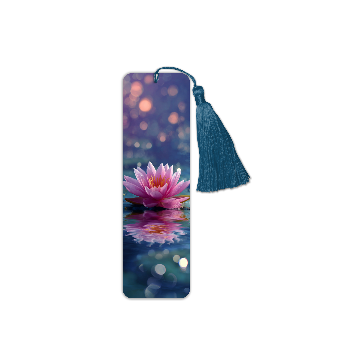 Night Lotus Flower 1 Bookmark