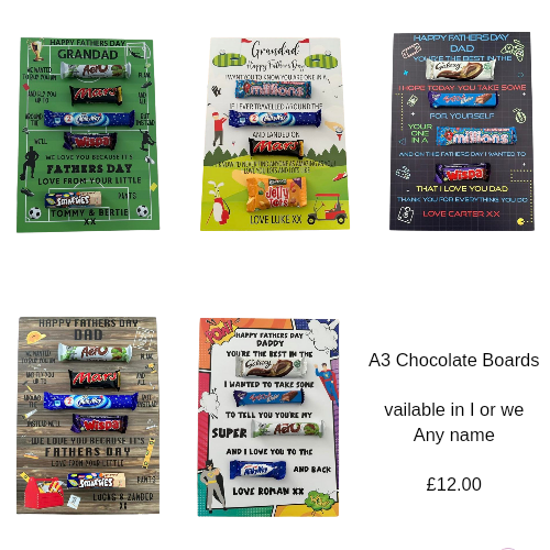 Father's Day Chocolate Board