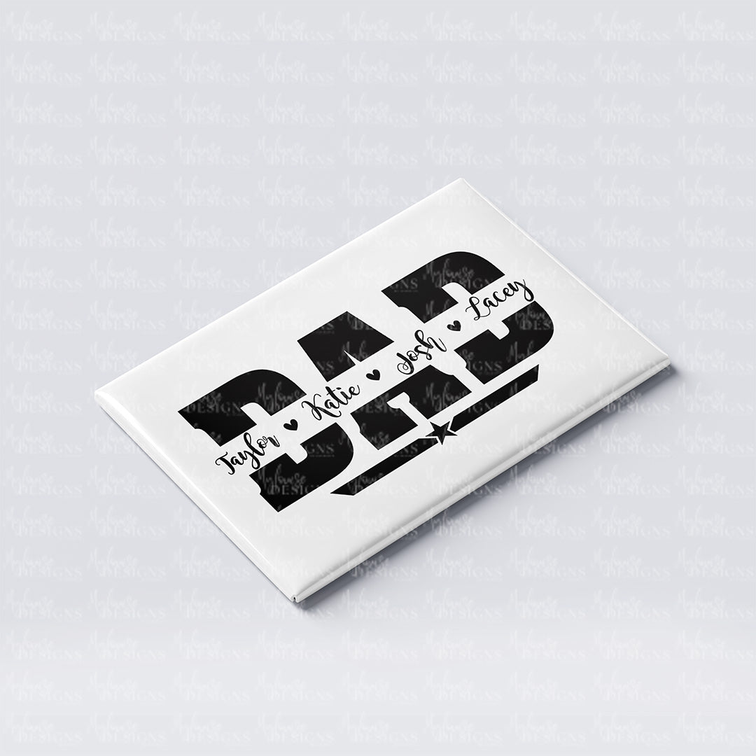 Personalised Dad Fridge Magnet