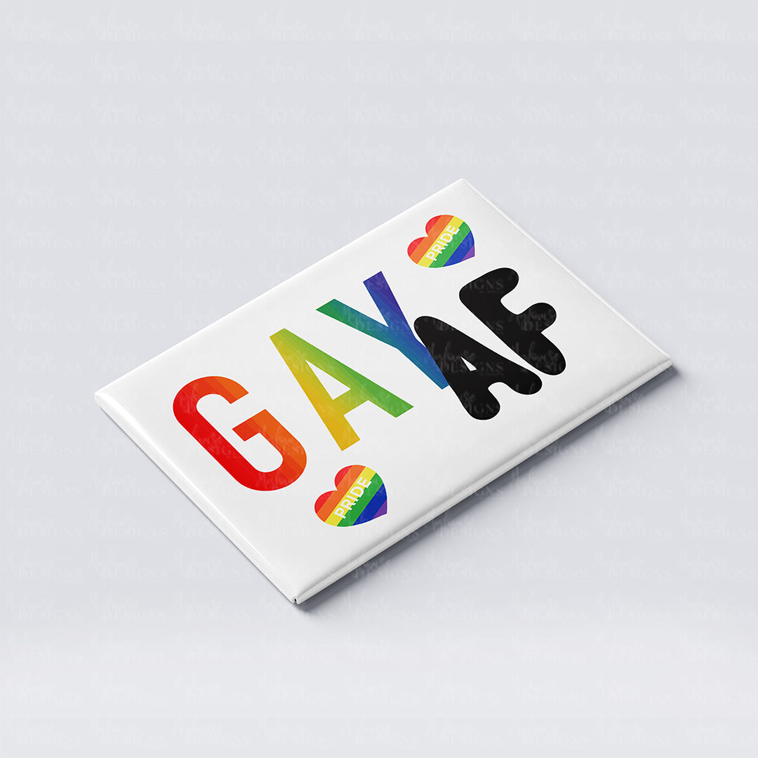 Pride 'Gay AF' Magnet (18+)
