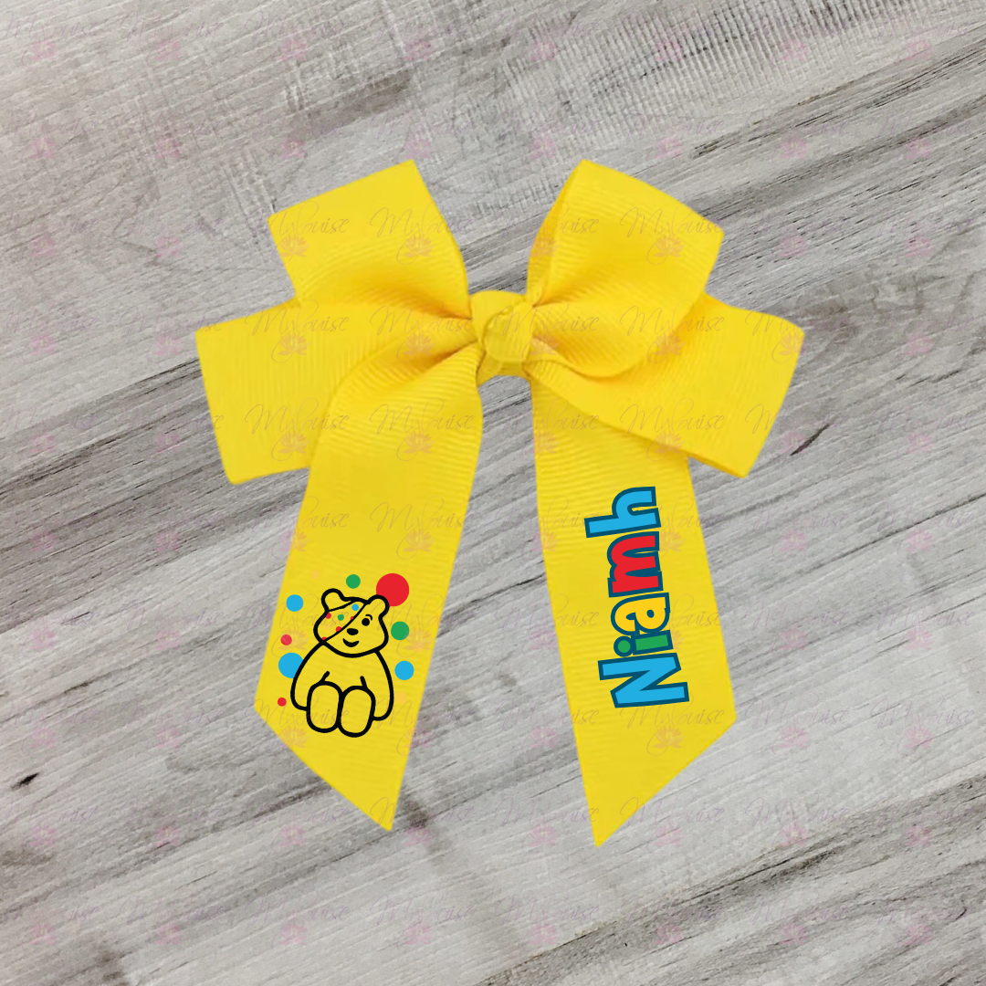 Children in Need Hair Bow