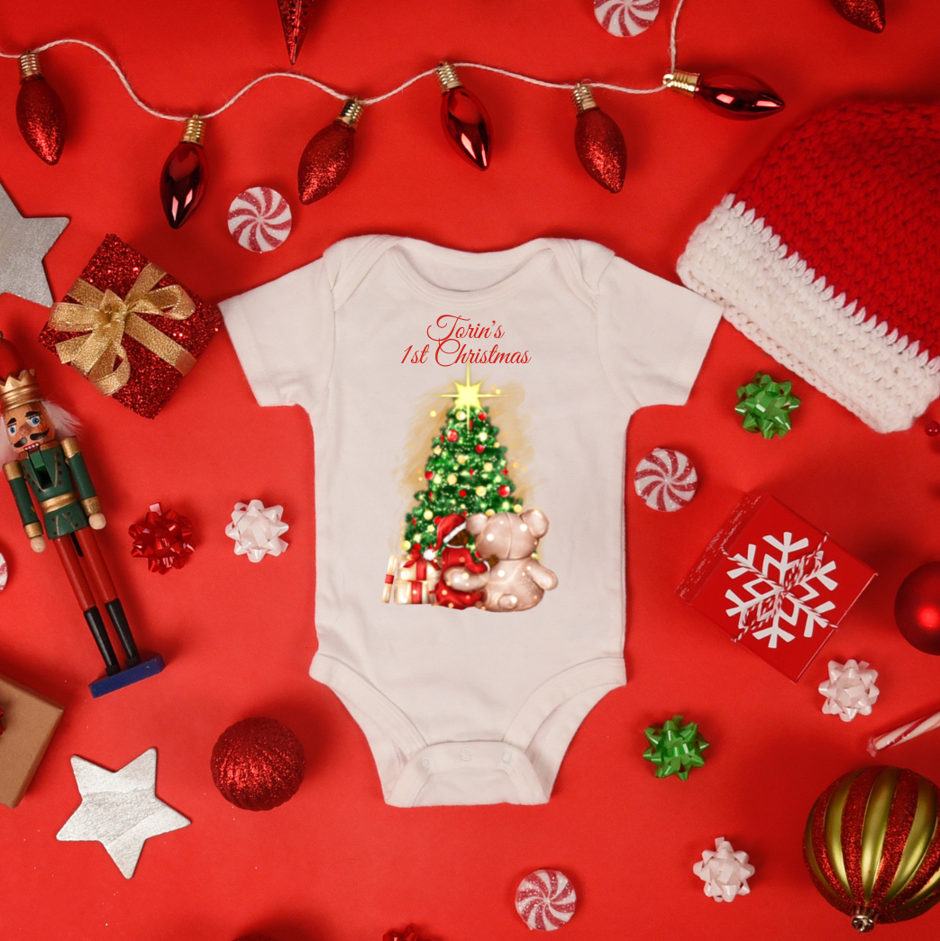 Baby's first best sale christmas onesie