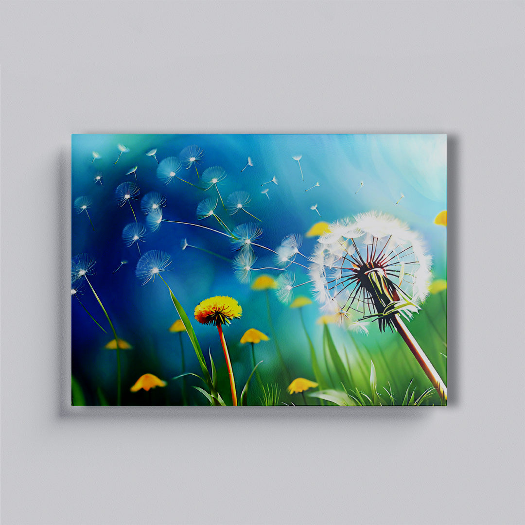 Dandelions Glass Board