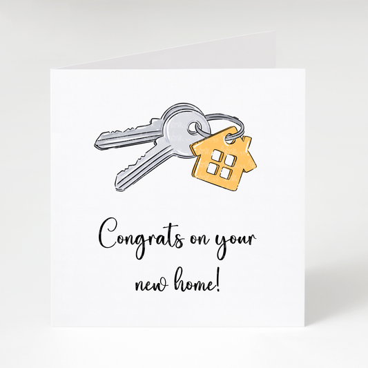 Congrats on Your New Home Card