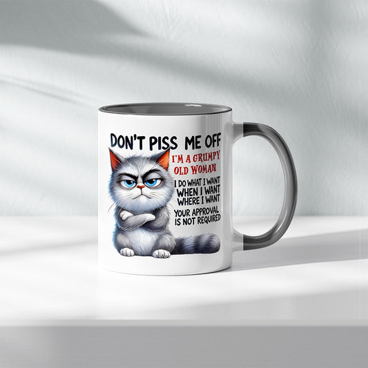 Don't P*ss Me Off Grumpy Old Woman Mug