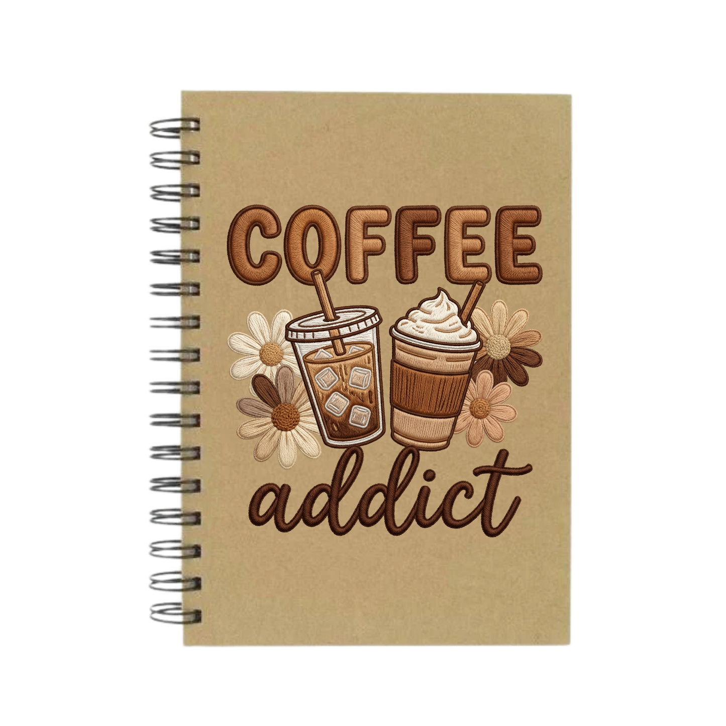 Coffee Addict A5 Notebook