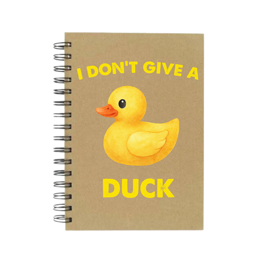 I Don't Give a Duck A5 Notebook