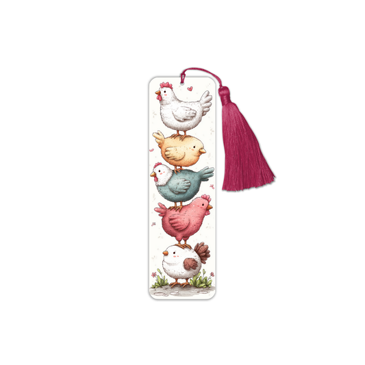 Cute Chicken Stack 1 Bookmark