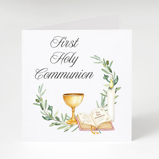 First Holy Communion Card