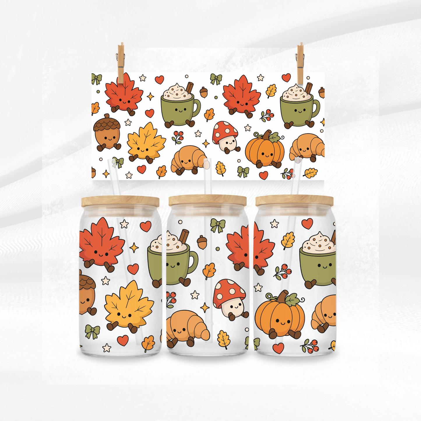 Autumn Drinks Libbey Glass Can