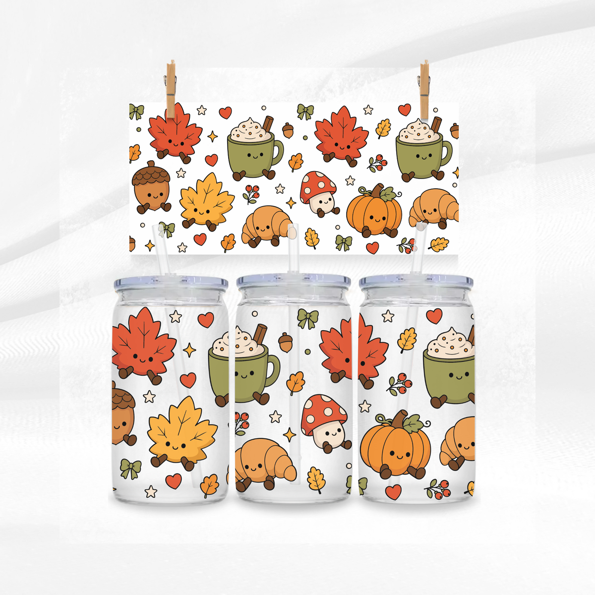 Autumn Drinks Libbey Glass Can
