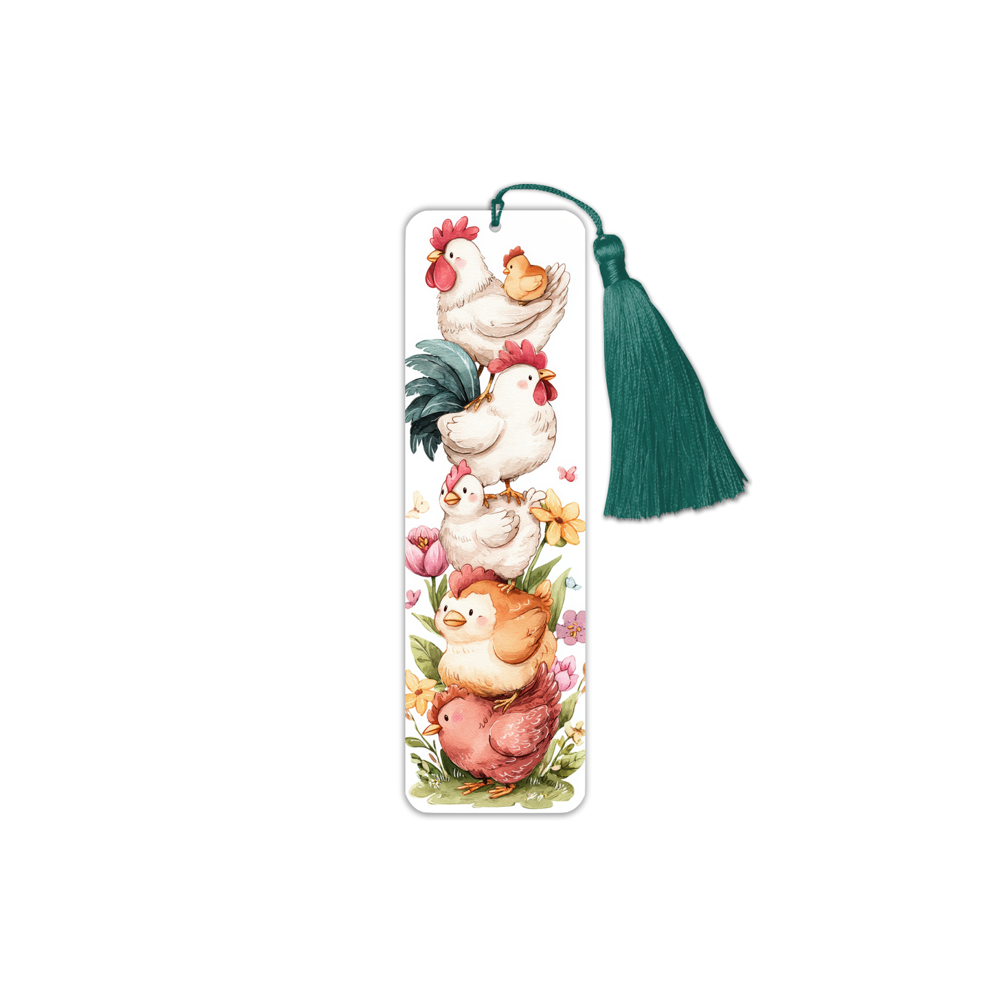 Cute Chicken Stack 2 Bookmark