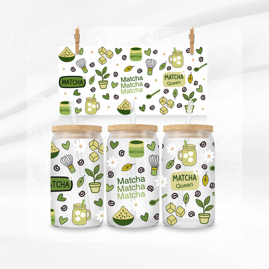 Matcha Libbey Glass Can