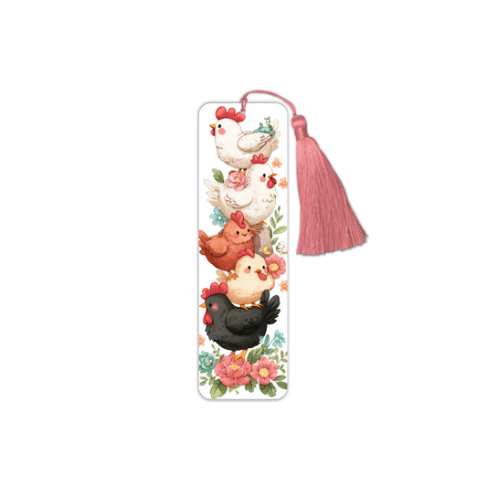 Cute Chicken Stack 3 Bookmark