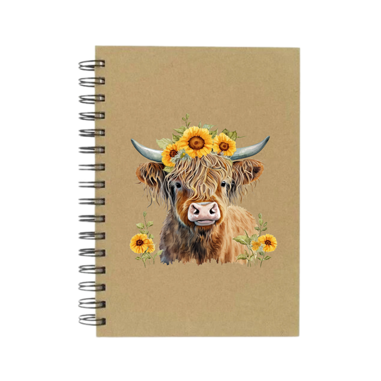 Highland Cow A5 Notebook