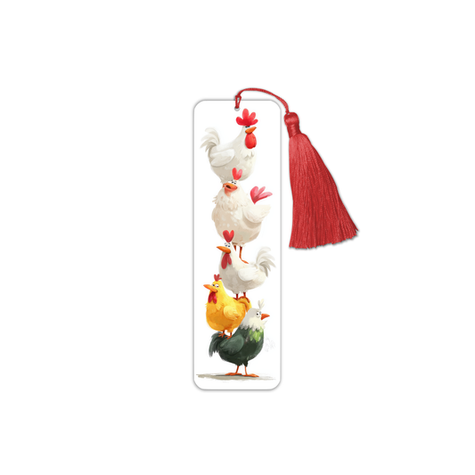 Cute Chicken Stack 4 Bookmark
