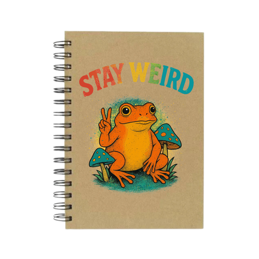 Stay Weird A5 Notebook