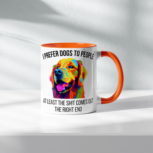 I Prefer Dogs to People Mug