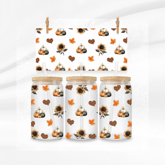 Autumn Hearts Libbey Can