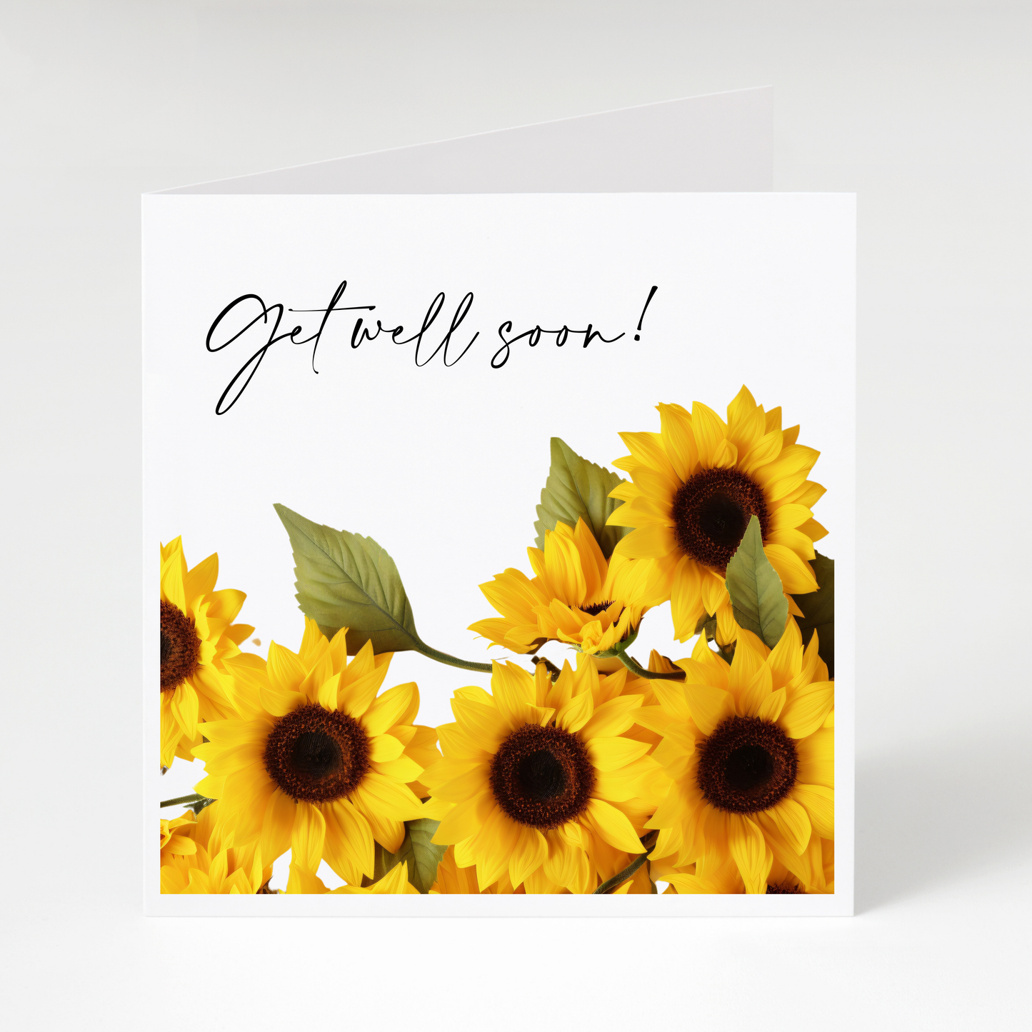 Get Well Soon Sunflowers Card