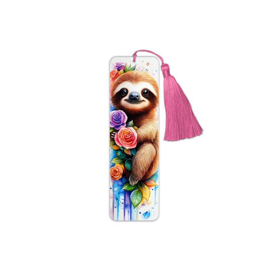 Flower Sloth 2 Bookmark