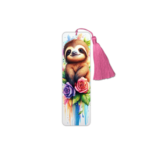 Flower Sloth 3 Bookmark