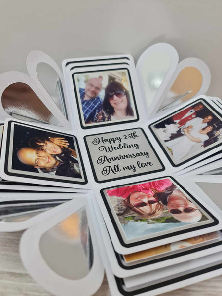 Handmade Exploding Photo Box, Personalised Memory Album