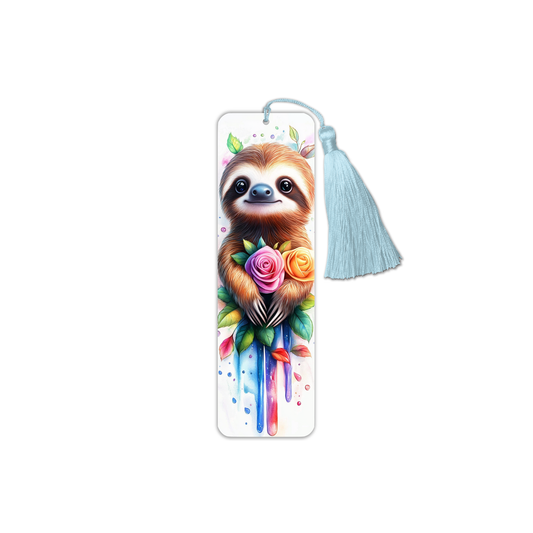 Flower Sloth 4 Bookmark