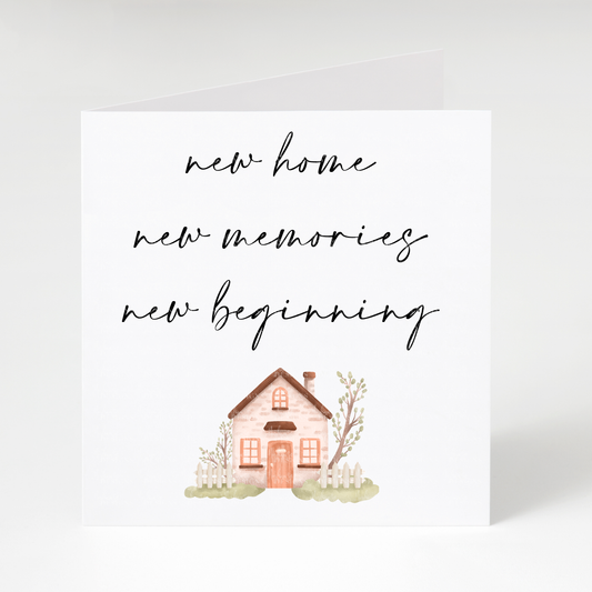 New Home, New Memories Card