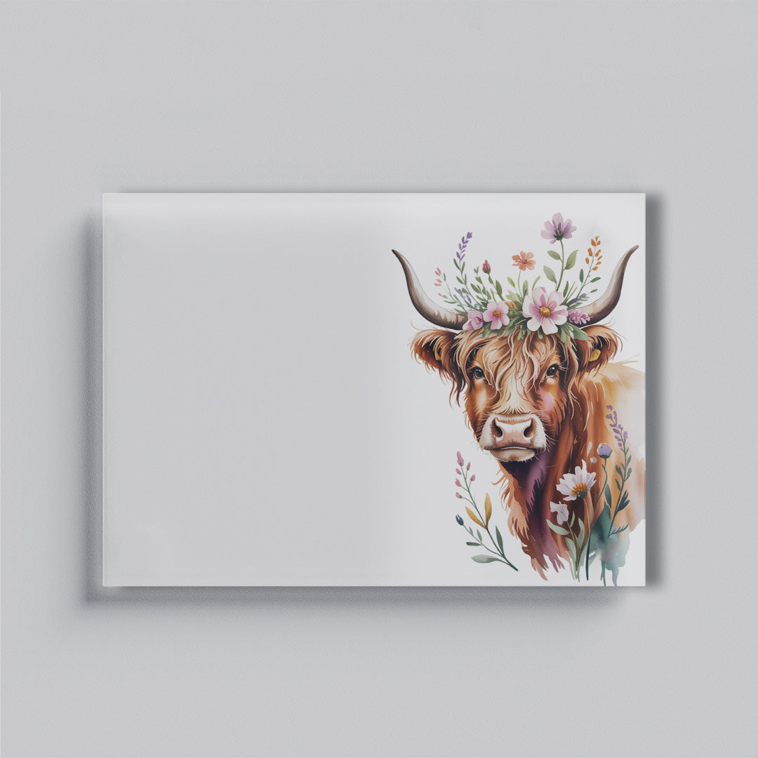 Highland Cow 3 Glass Board