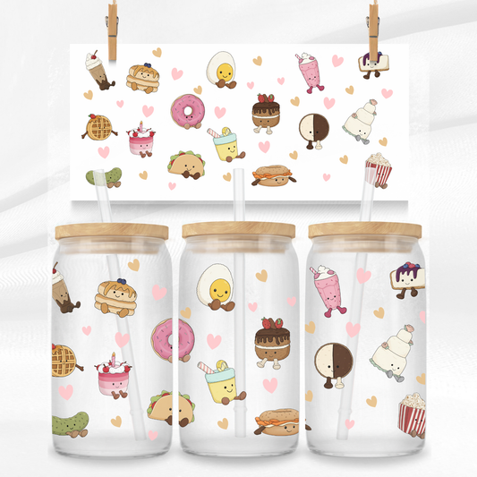 Cute Food Libbey Glass Can