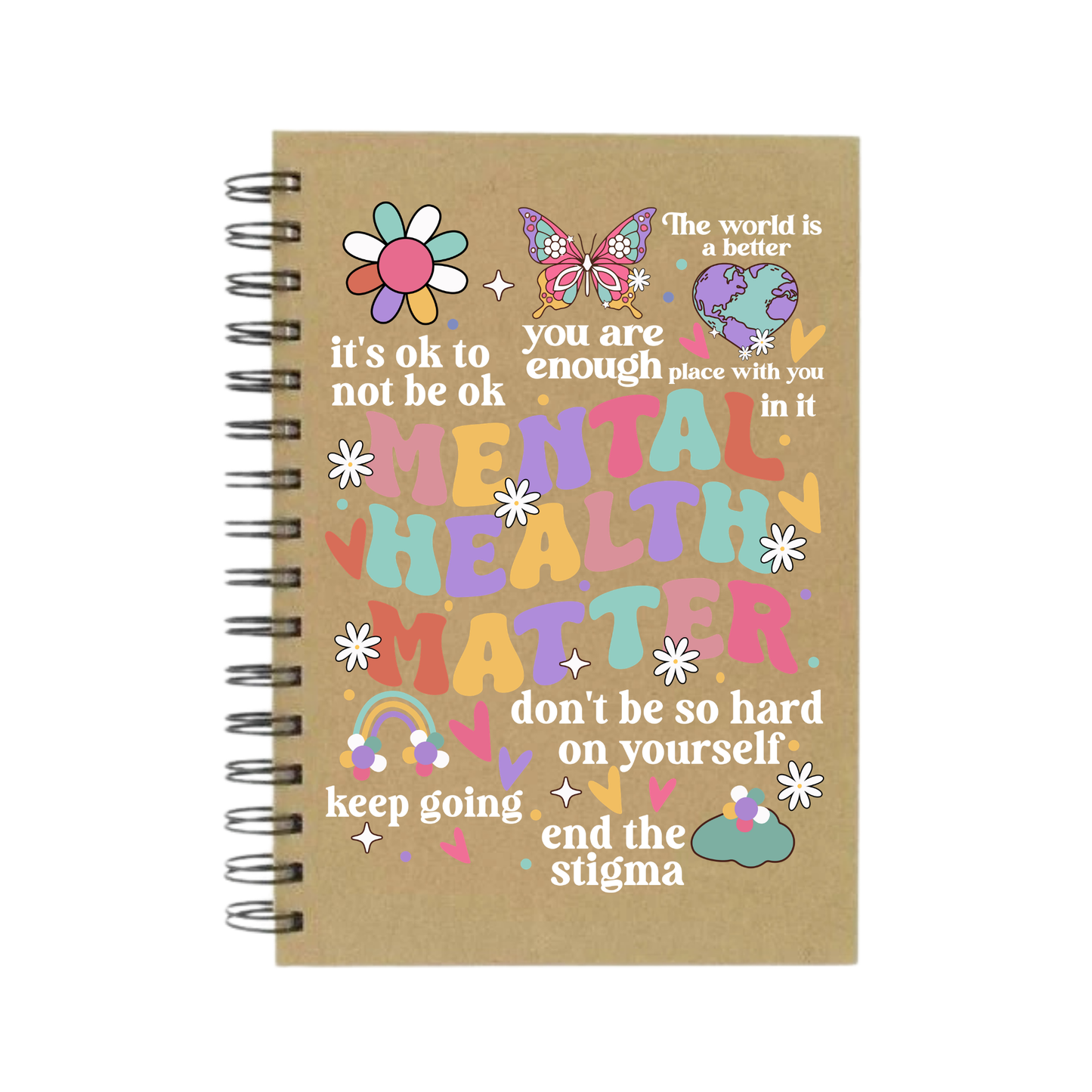 Mental Health Matters A5 Notebook