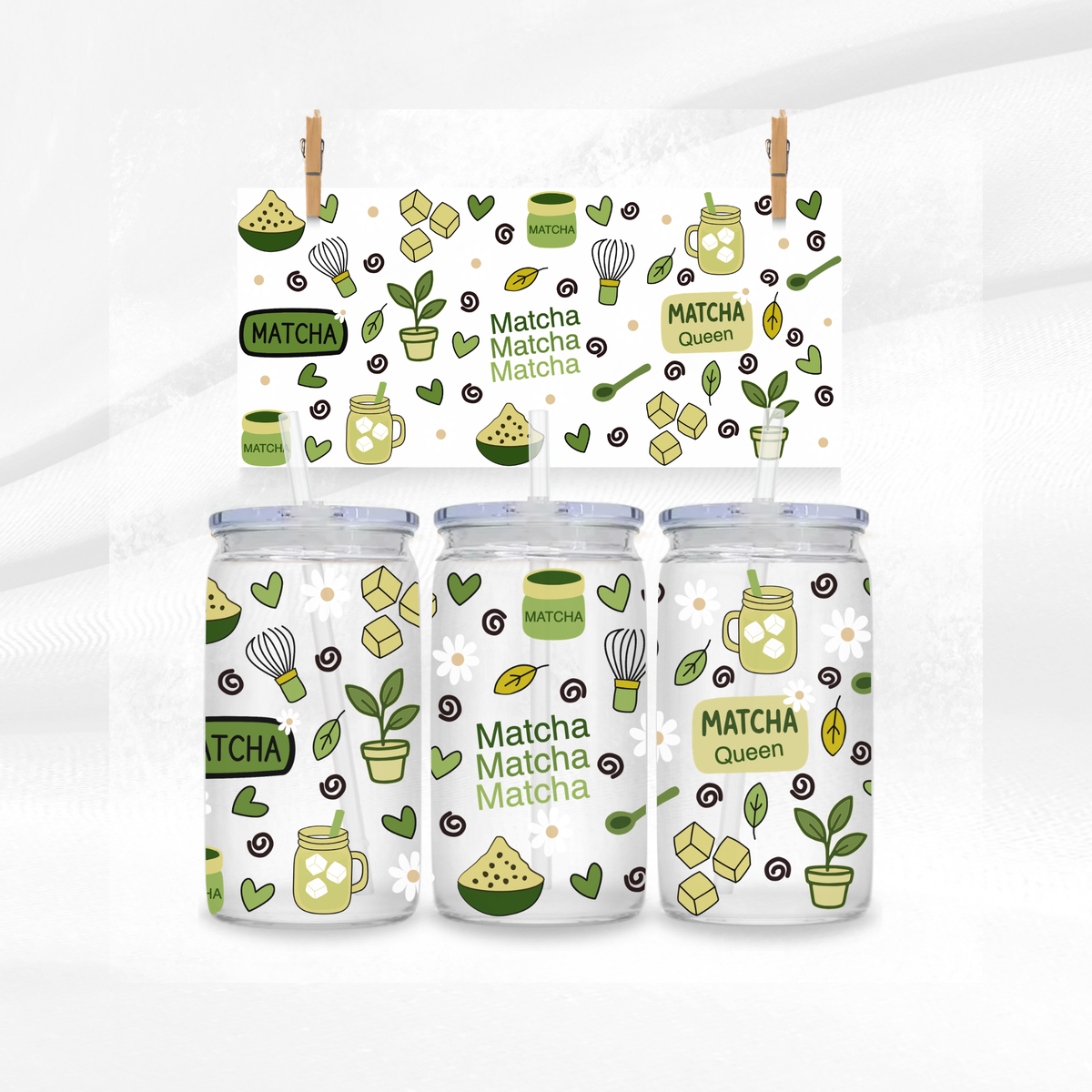 Matcha Libbey Can