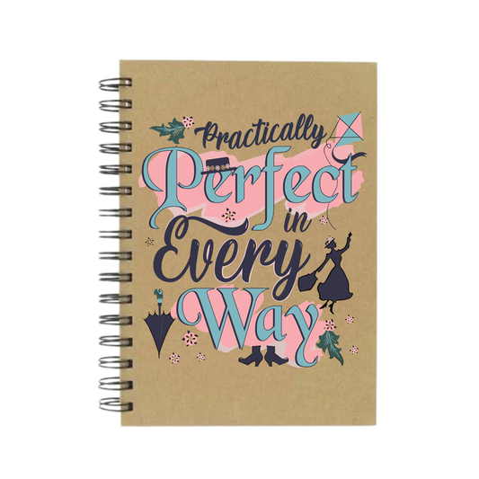 Practically Perfect in Every Way A5 Notebook