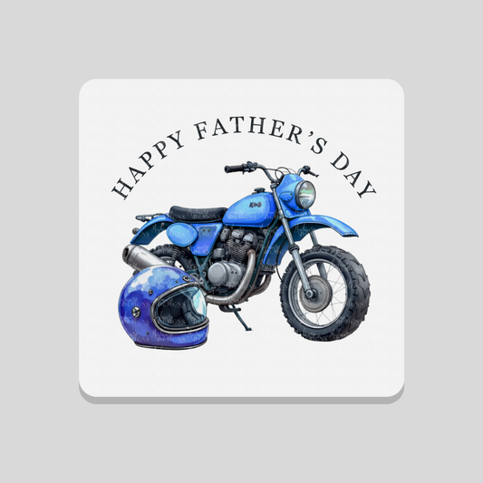 Father's Day Motorbike Coaster