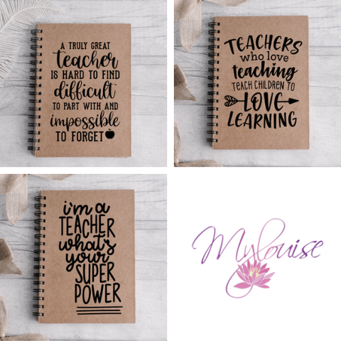 Teacher Gift Notebook